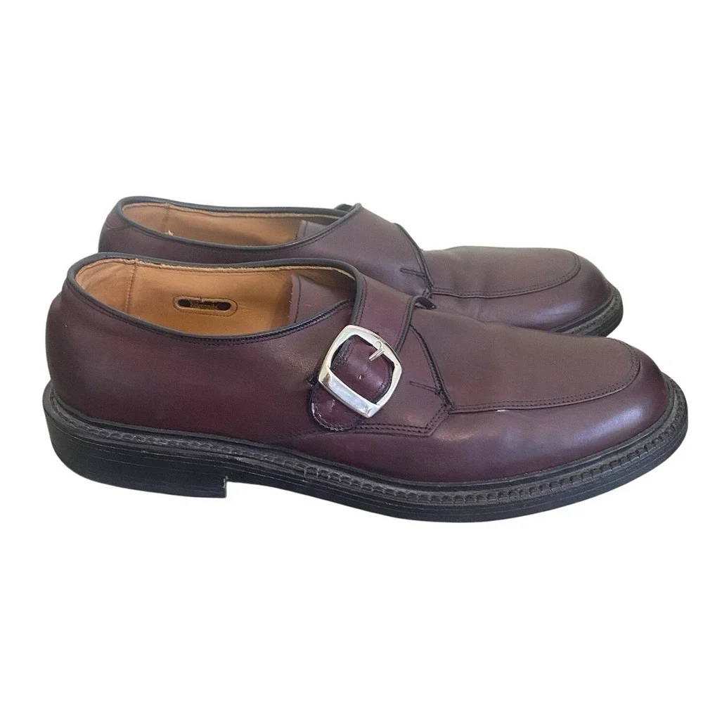Allen Edmonds‎ Men's Brown Cornell Dress Shoes Monk Strap 9D